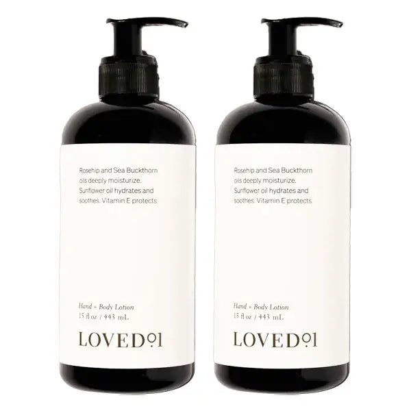 2 Pack - Loved01 Deep Hydration Hand + Body Lotion 15oz Loved 01